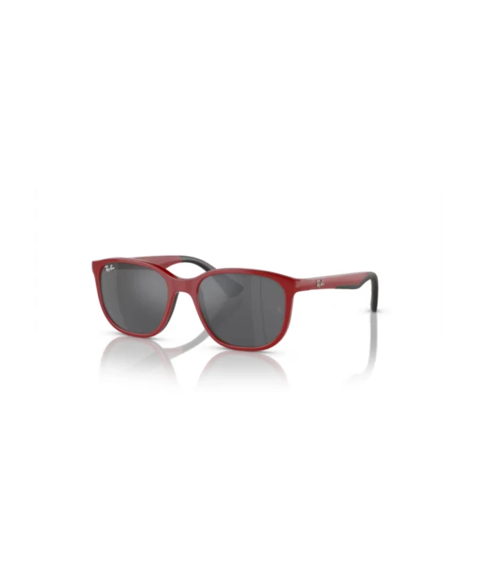

Классические солнцезащитные очки в черной оправе Ray-Ban, красный