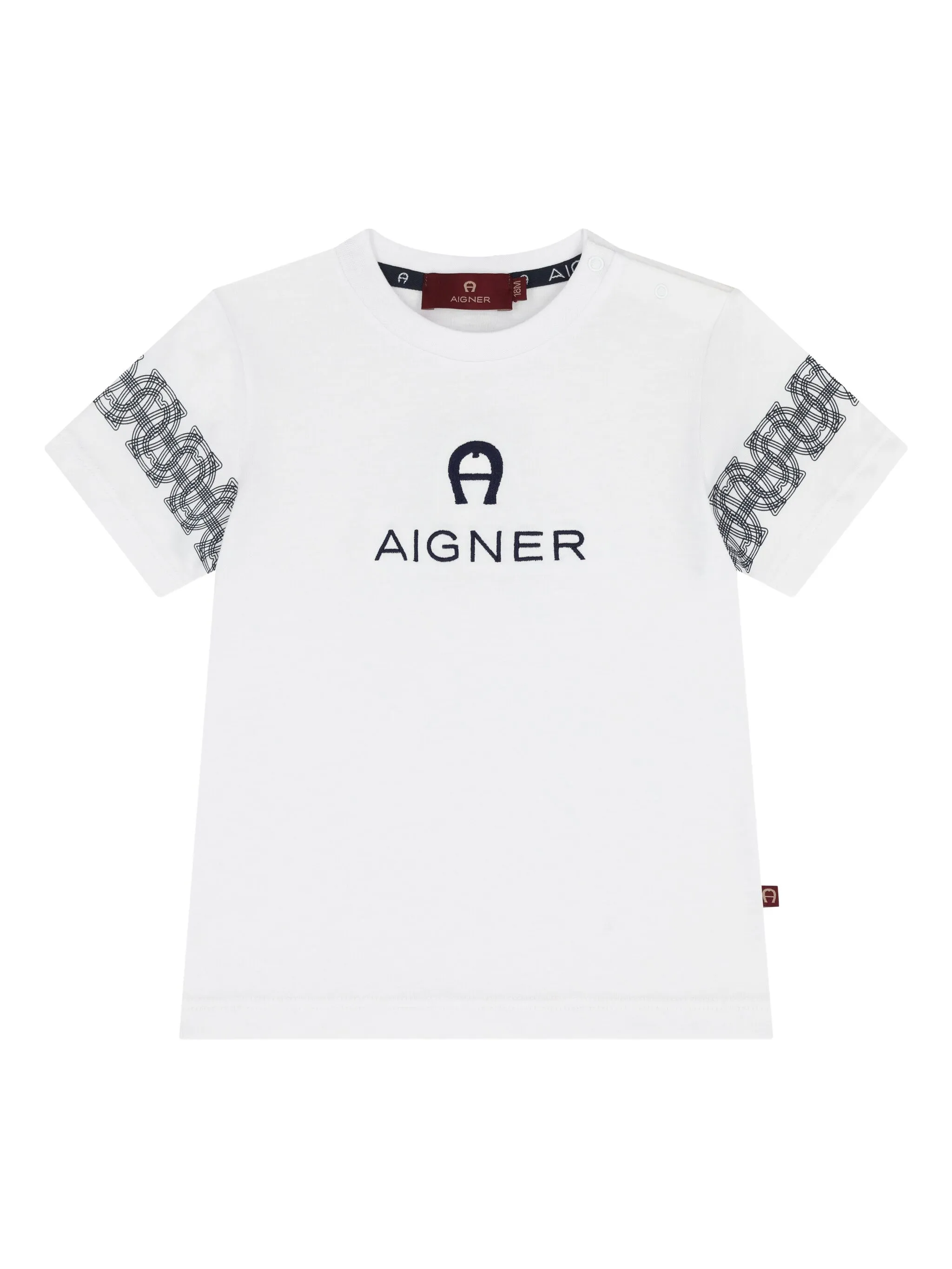 

Футболка с логотипом Aigner Kids, белый