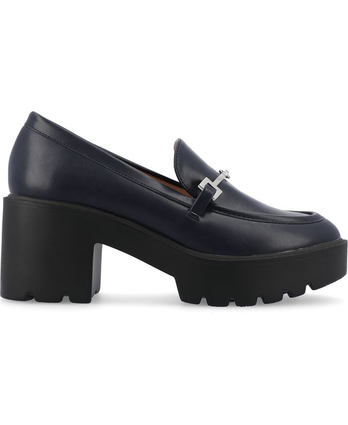 Женские туфли-лодочки на платформе и подошве Kezziah Tru Comfort из пенопласта Journee Collection, синий — фото 2