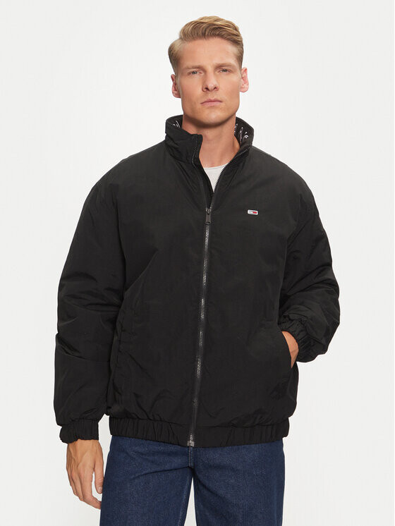 

Переходная куртка свободного кроя Tommy Jeans, черный