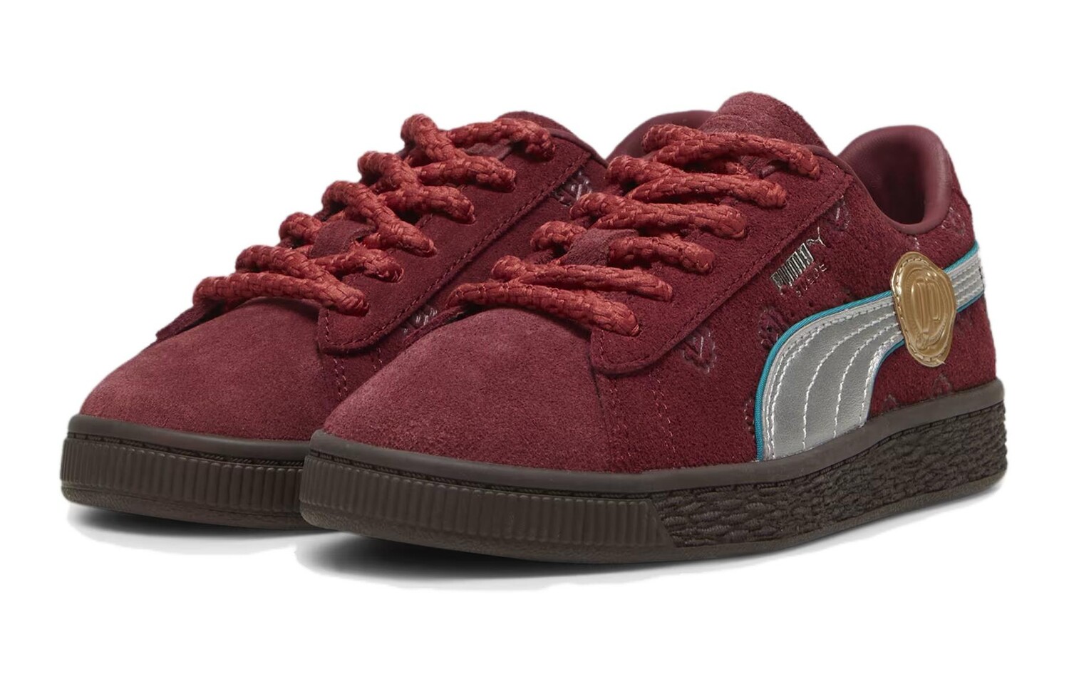 One Piece X Suede Little Kid «Пираты рыжих волос» Puma, красный — фото 3