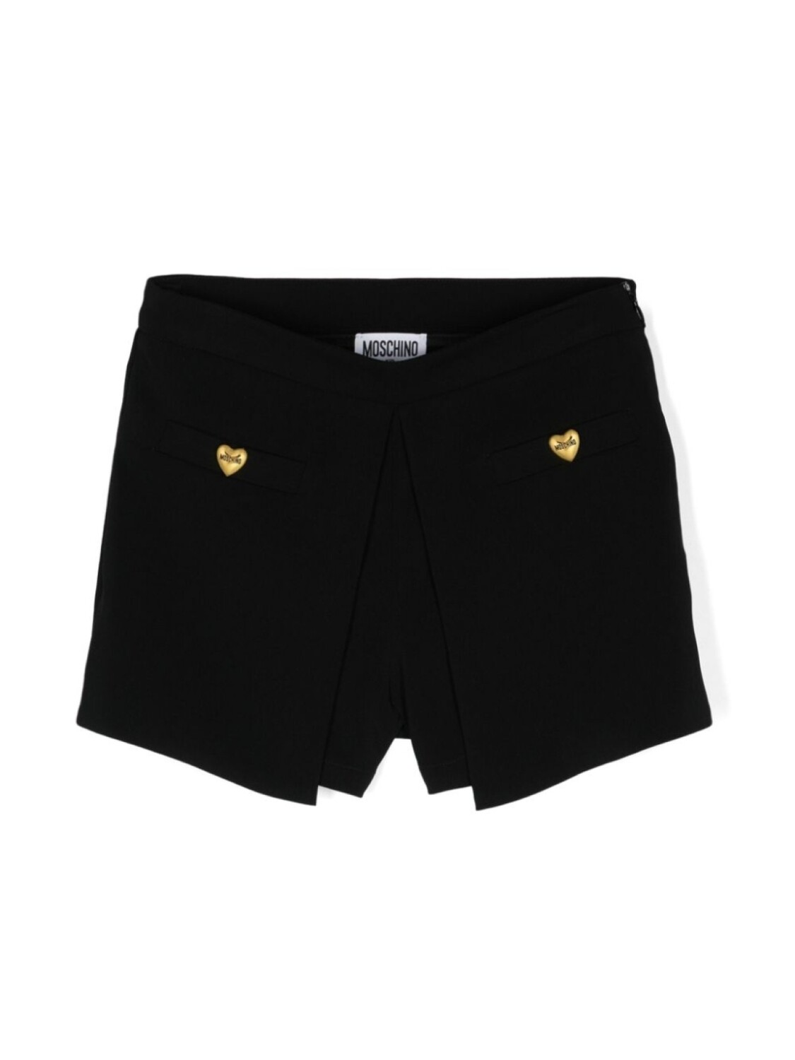 

Moschino Kids строгие брюки средней посадки, черный