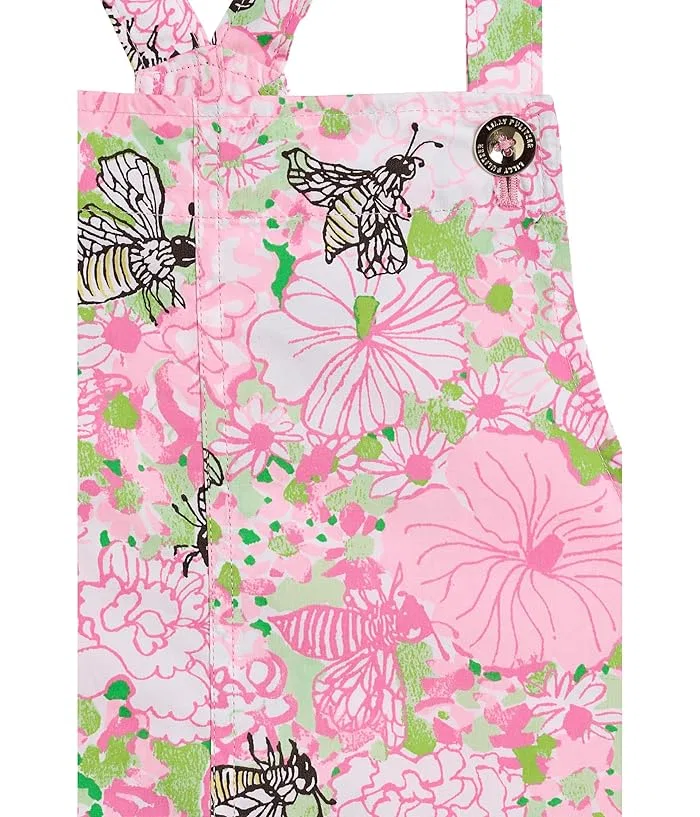 Платье-комбинезон Varney Lilly Pulitzer Kids, Pistachio Macaron Bees Knees — фото 3
