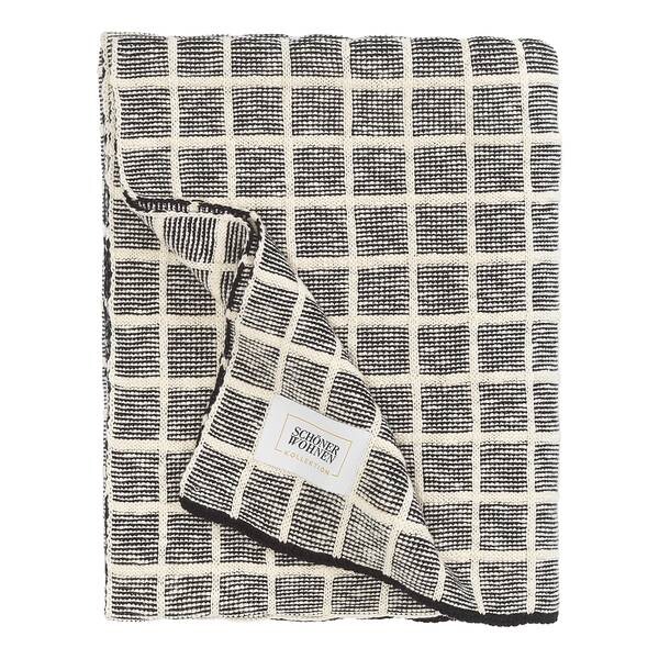 

Плед Esprit Home Diary, 130x170x1 см, черный