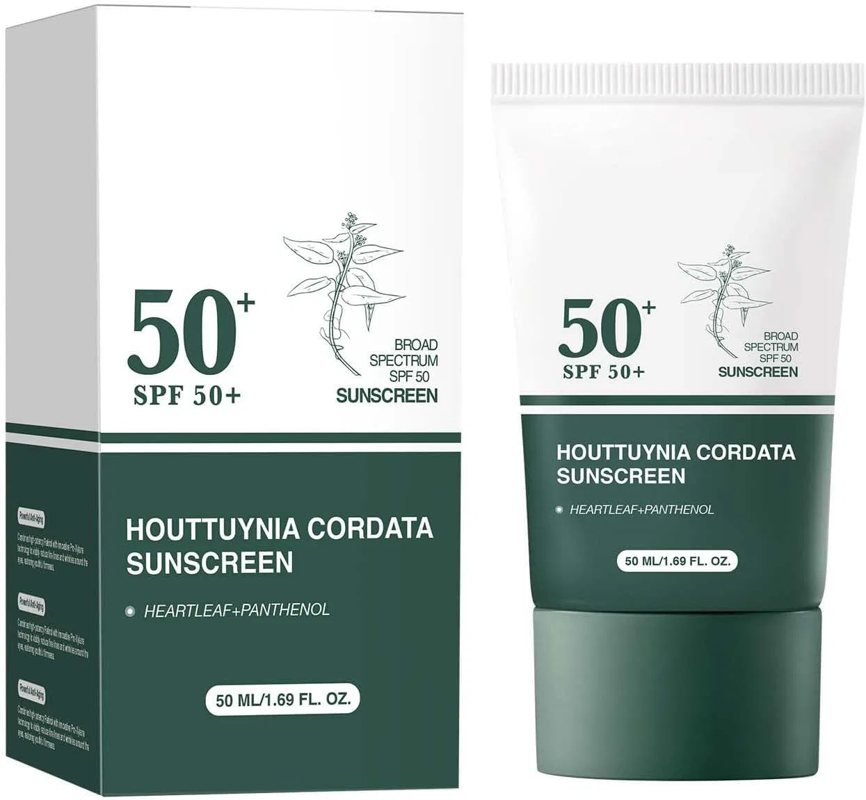 Солнцезащитный лосьон для тела с SPF 50+, увлажняющий, Generic, белый