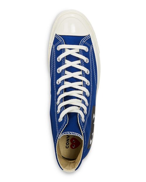 Высокие кеды Chuck Taylor унисекс из коллаборации с Converse Comme des Garçons, цвет Blue — фото 2