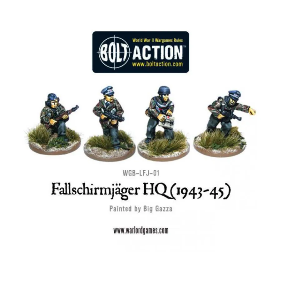 

Штаб-квартира Fallschirmjager, Bolt Action - German - Fallschirmjager (28mm)
