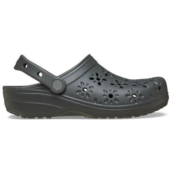 

Классические сандалии-сабо с цветочным вырезом Crocs, черный