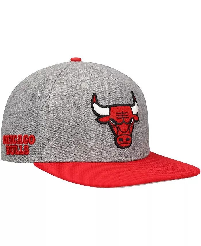 

Мужская серо-красная двухцветная бейсболка с классическим логотипом Chicago Bulls Snapback Pro Standard, серый
