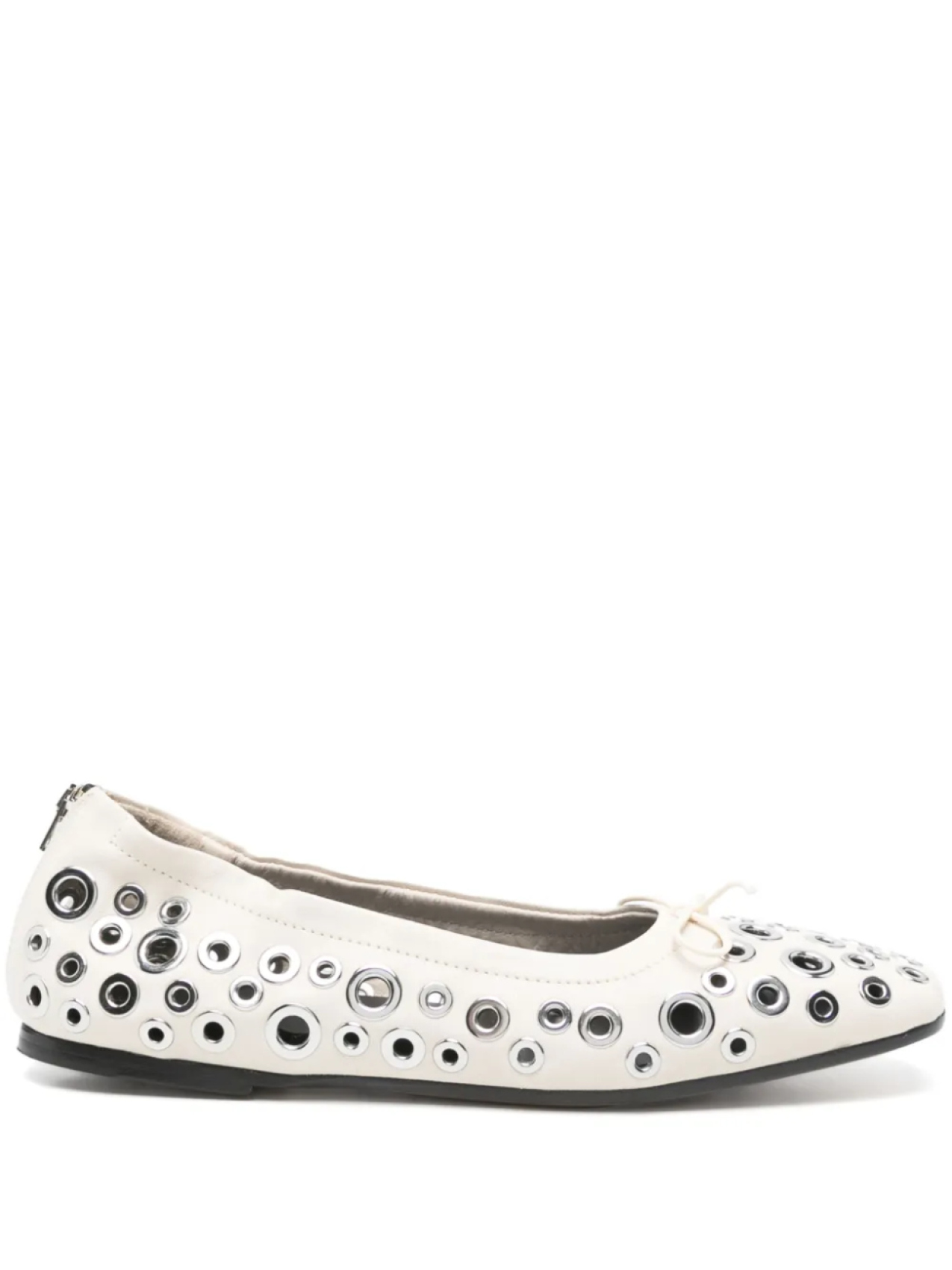 Балетки Golden Goose с люверсами, белый