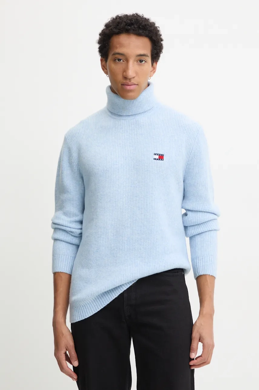 

Свитер из смесовой шерсти Tommy Jeans, синий
