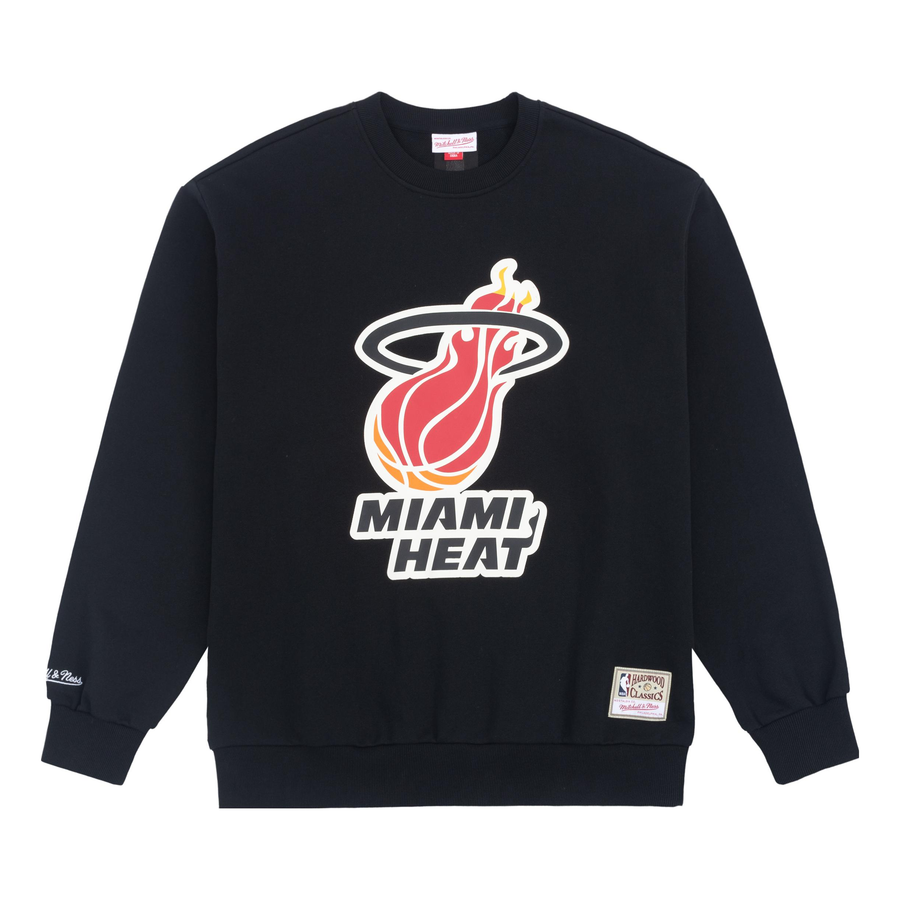 

Худи Mitchell & Ness x NBA Miami Heat Logo Sweatshirt 'Black', черный
