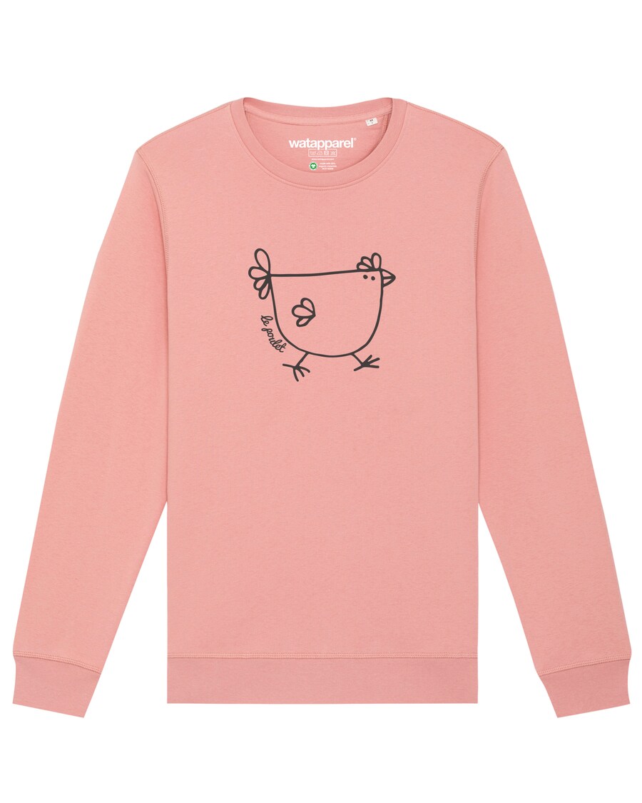 

Толстовка Watapparel Le poulet - das Huhn, розовый