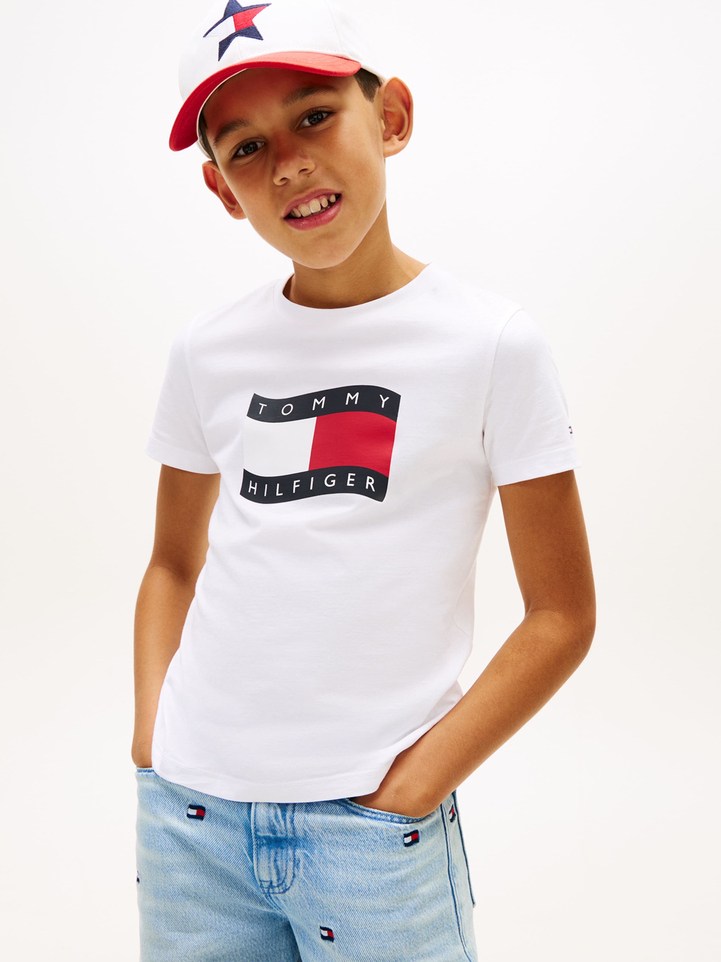 TOMMY HILFIGER Футболка в белом цвете — фото 2
