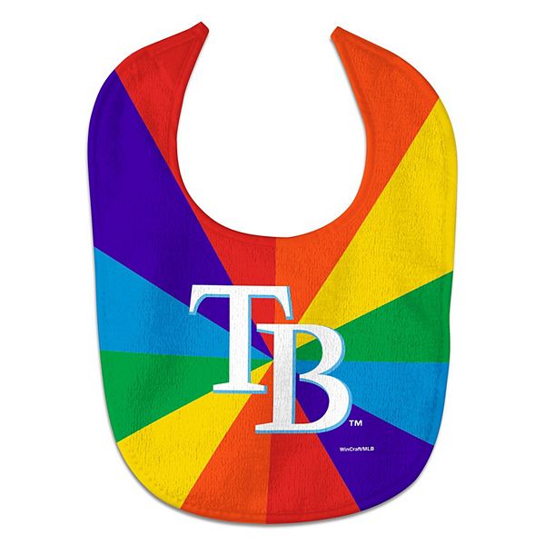 

Детский слюнявчик Newborn & Infant Wincraft Tampa Bay Rays Rainbow Baby Bib Unbranded