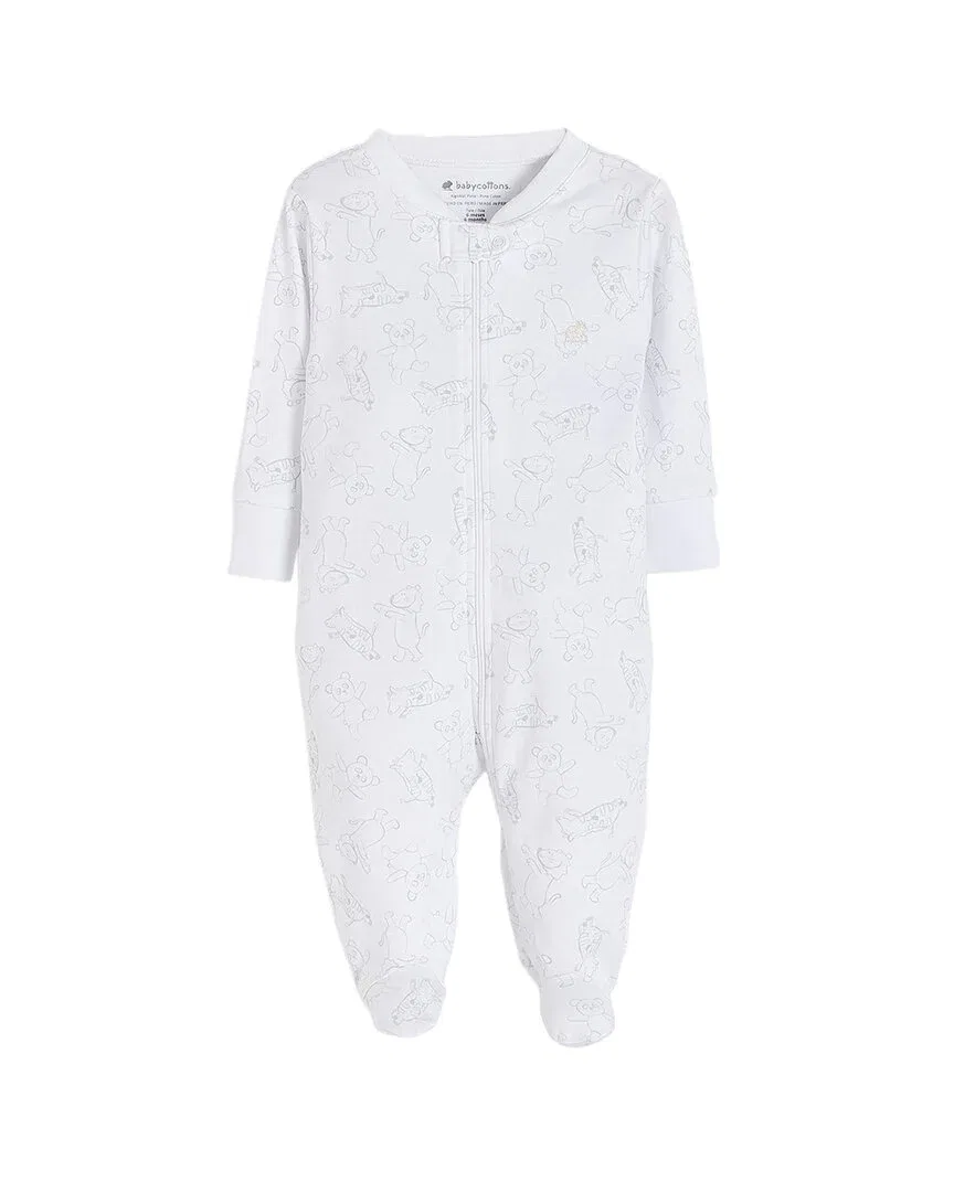 Пижама Babycottons с закрытыми ступнями, Multi