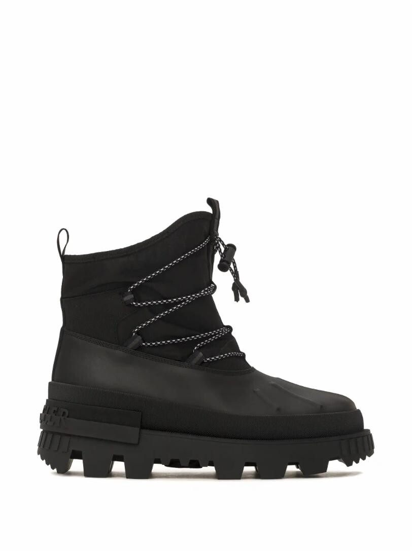 

Комбинированные ботинки Moncler, черный