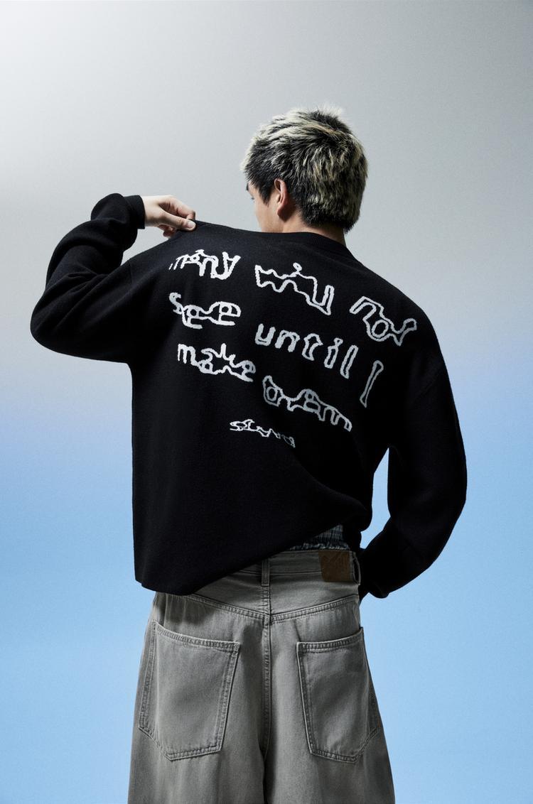 

Ствд джемпер Pull And Bear, черный