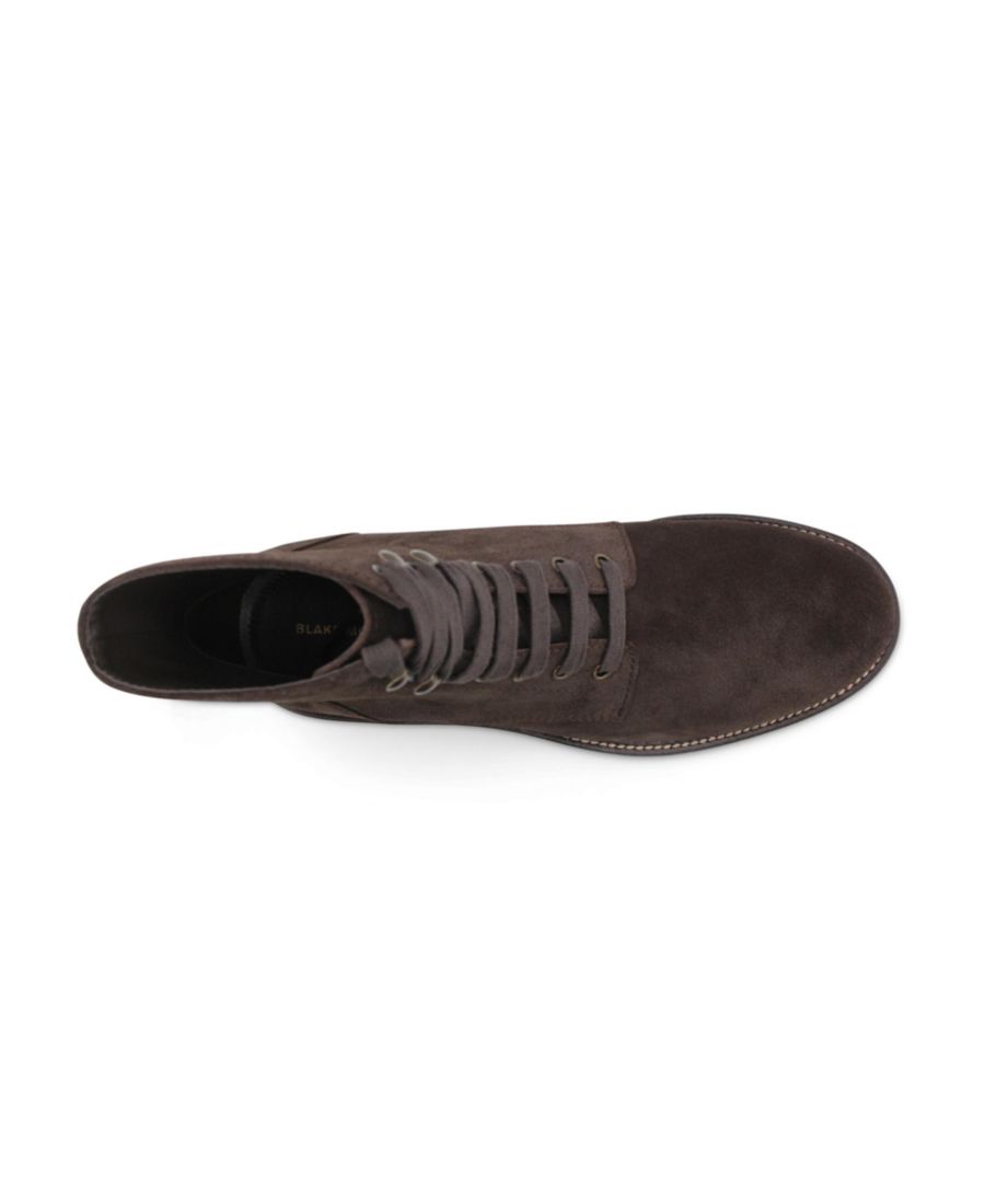 Мужские ботинки Axel Vintage с гладким носком и шнуровкой Blake McKay, Brown suede — фото 4
