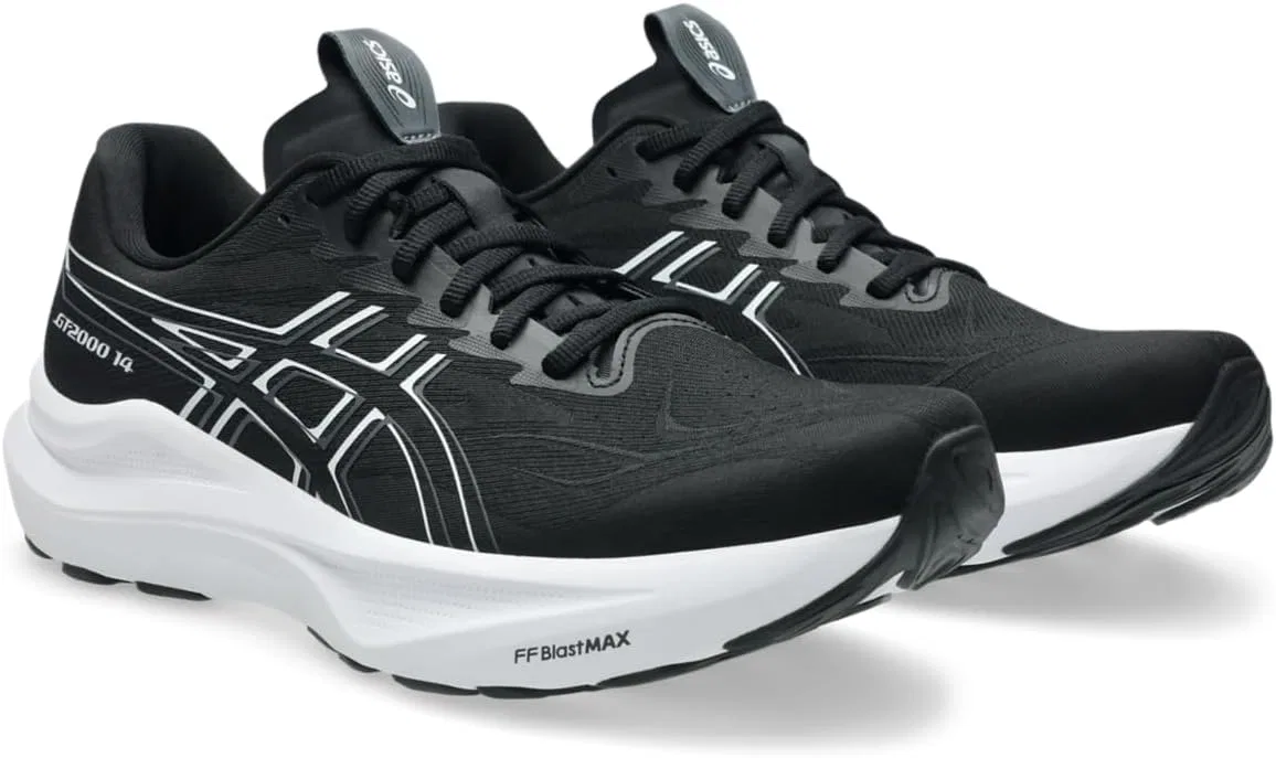 Кроссовки ASICS Men's GT-2000 14, Black White — фото 2