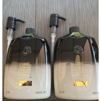 

Шампунь и кондиционер Gold Lust Repair & Restore 33,8 унций с дозаторами Oribe
