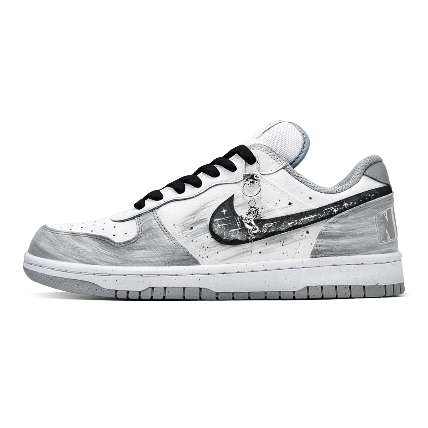 Кроссовки Nike Big Low Galaxy Black White — фото 3