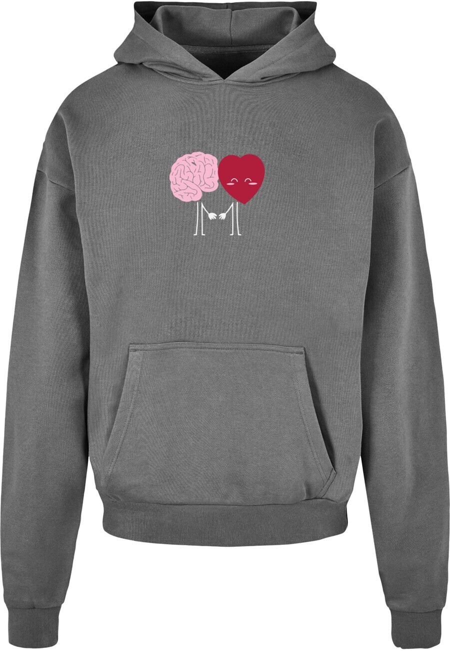 

Толстовка с капюшоном Merchcode Sweatshirt Hugs & Love - Emotional Balance, темно-серый