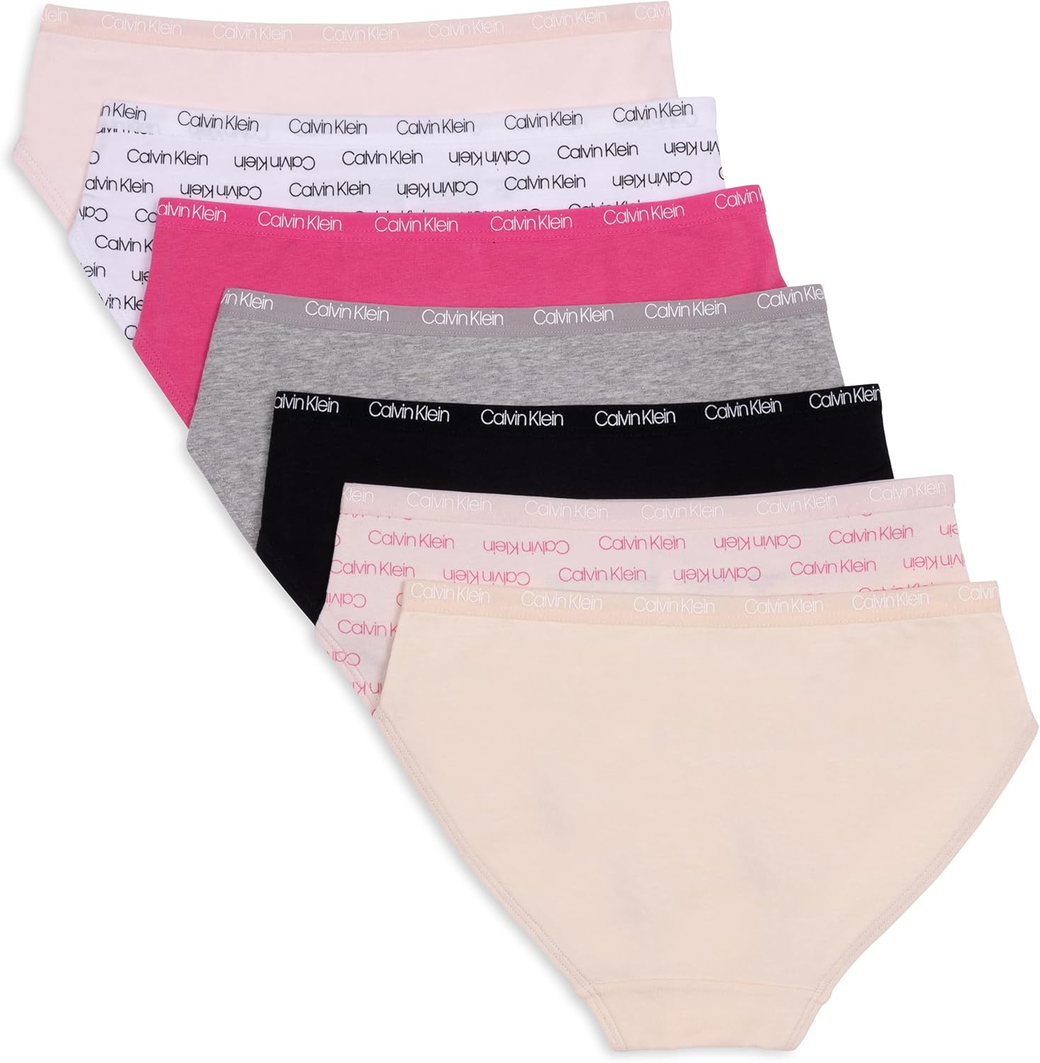 Calvin Klein Girls Bikini Cotton Bikini Stretch, комплект из 7 шт., размеры S-XL, Multicolor — фото 2