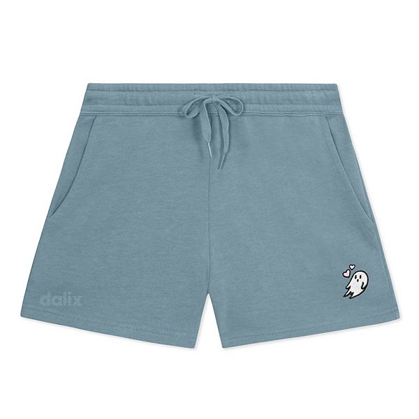 

Женские шорты midweight washed fleece heartly ghost Dalix, Misty Blue
