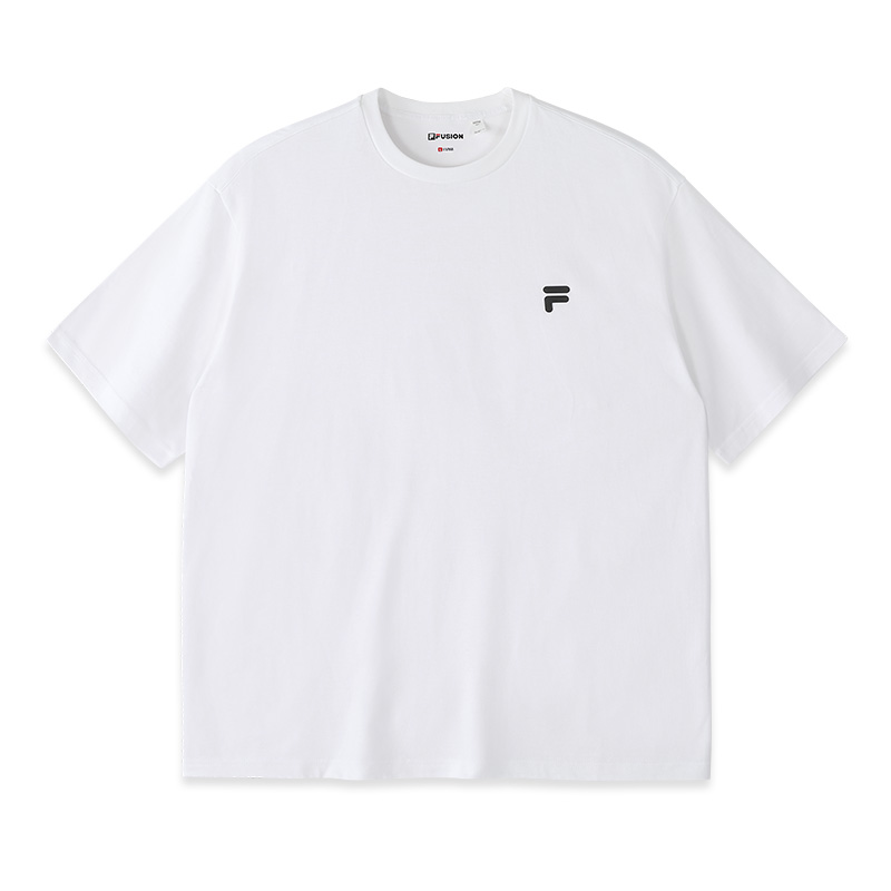 

FILA FUSION Футболка с QR-принтом унисекс, стандартная белая