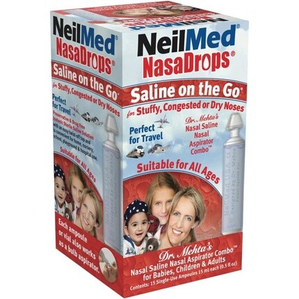 

NeilMed Saline On the Go NasaDrops 15 мл — упаковка из 15 шт.
