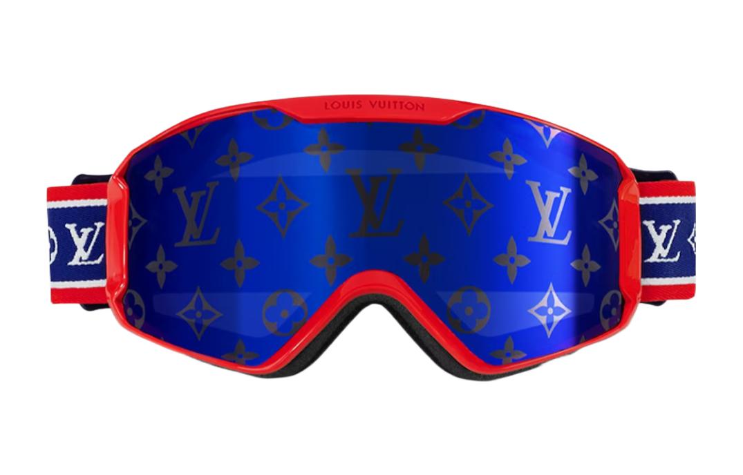

Сноубордические очки Unisex Ski Goggles Anti fog LOUIS VUITTON, фиолетовый lens with красный frame