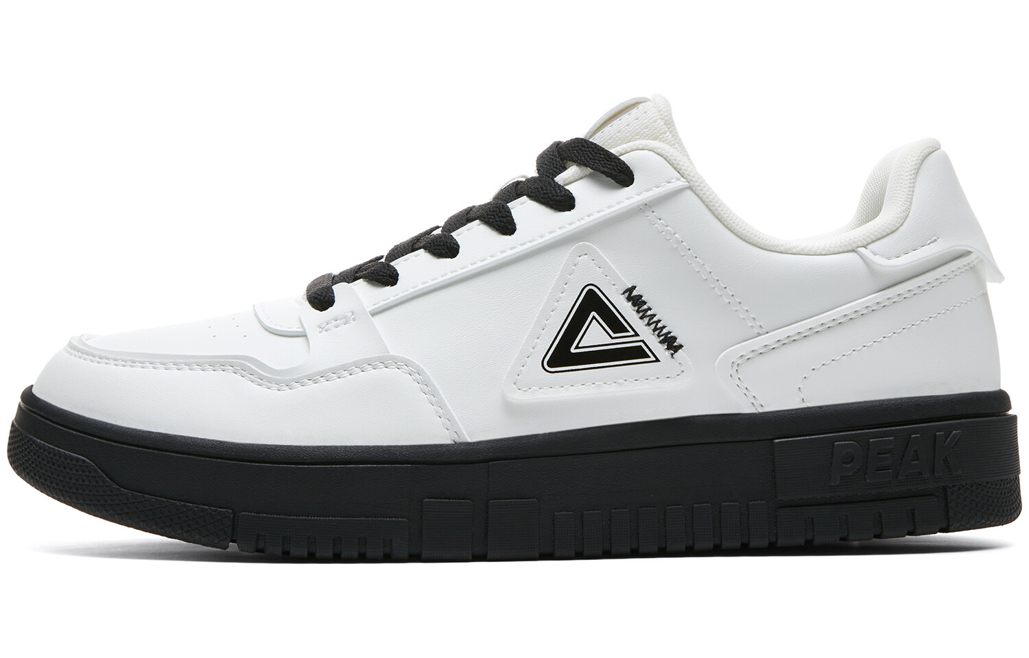 

Кроссовки PEAK Skateboarding Shoes Women's Low-top Section White Black, белый