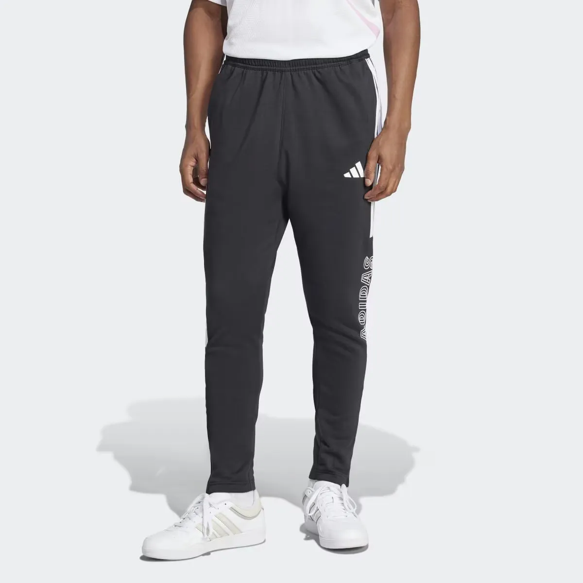 

Мужской дом Tiro Флисовые брюки Adidas, чёрный