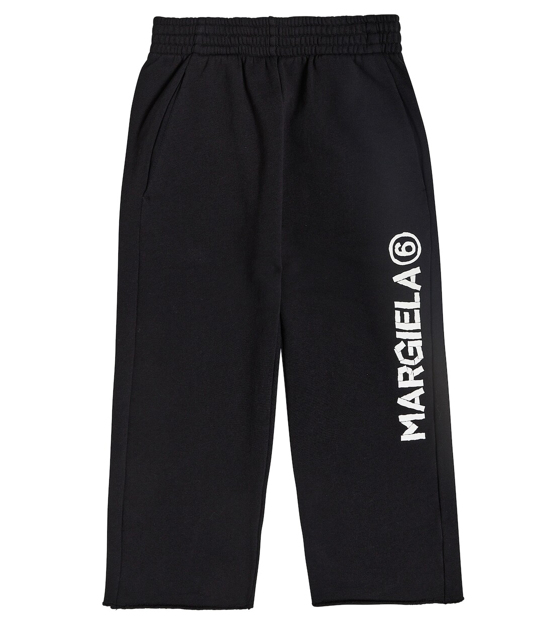 

Спортивные штаны из хлопкового джерси MM6 Maison Margiela, черный