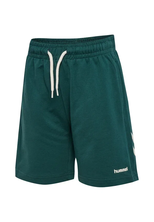 Шорты свободные Hummel Hmljr loose chevron shorts tracksuit bottoms, цвет жук июньский — фото 4
