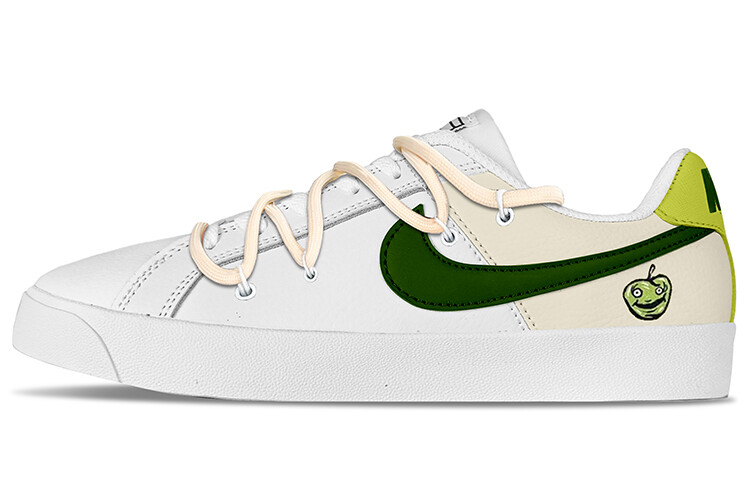 

Кроссовки Nike Court Royale Skateboarding Shoes Unisex Low-top Beige, зеленый