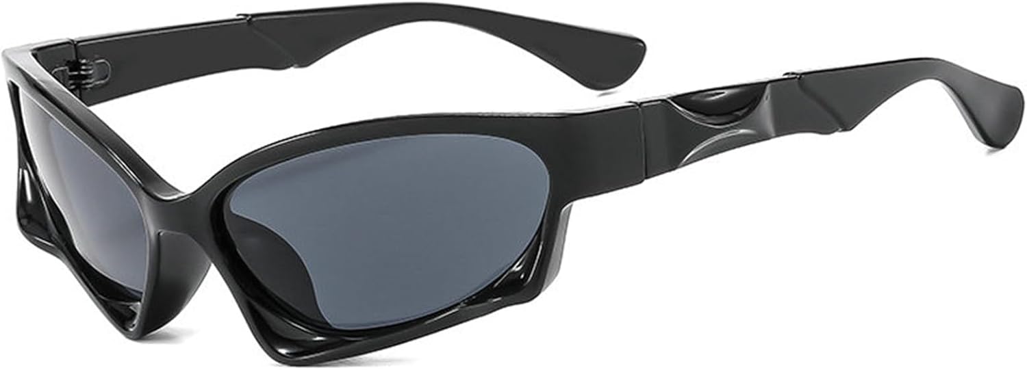 

Солнцезащитные очки Helena Y2K Punk Cat Eye для женщин, 2024 год, роскошный дизайн, особая форма, нестандартная форма, спортивные очки, защита от ультрафиолета UV400, C1