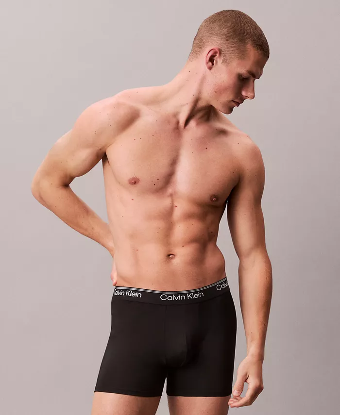 Мужские боксеры Micro Stretch в наборе из 3 штук Calvin Klein — фото 4