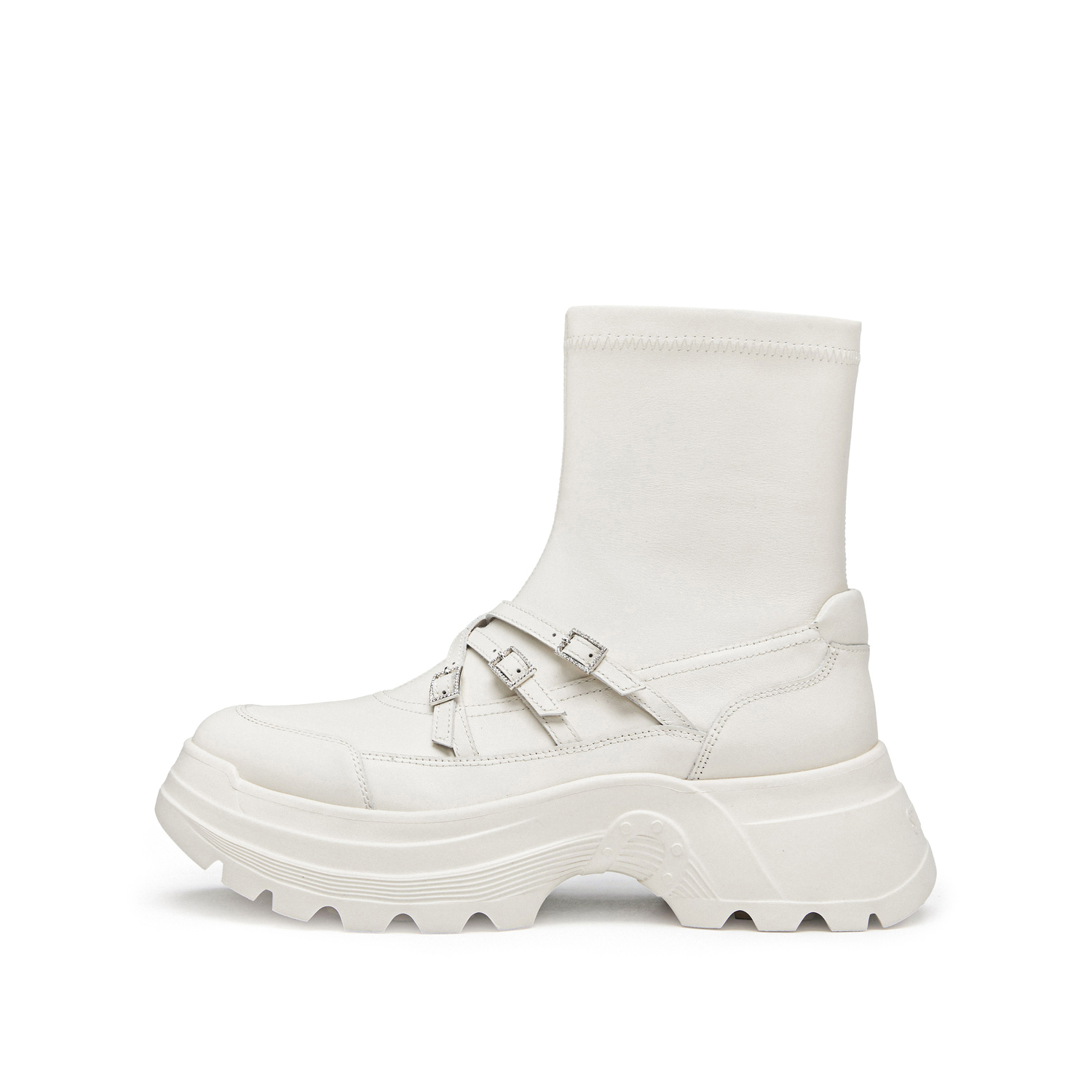 Staccato Женские ботинки Dora до щиколотки бежевые с флисовой подкладкой, цвет Beige (Fleece-Lined)