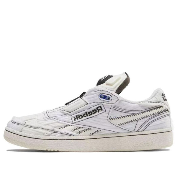 

Кроссовки market x club c 85 pump 'chalk black' Reebok, белый