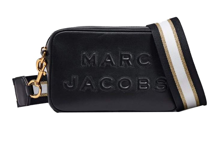 

MARC JACOBS Кожаная фотосумка через плечо унисекс черная