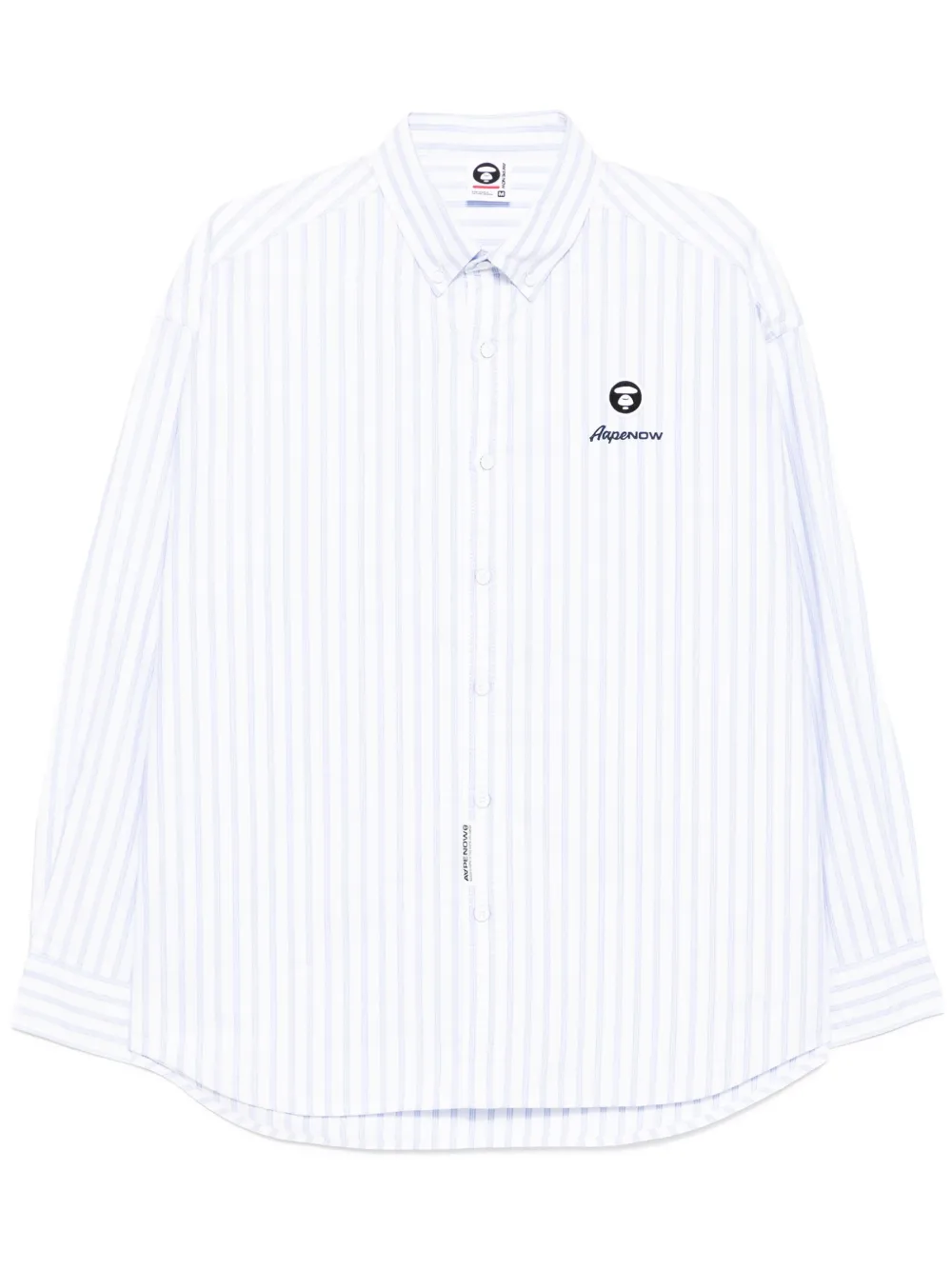 

Рубашка в полоску AAPE BY *A BATHING APE, белый