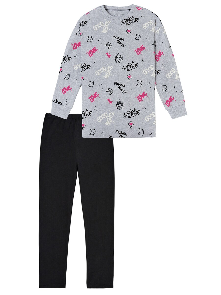 

Пижама SCHIESSER Nightwear, серый