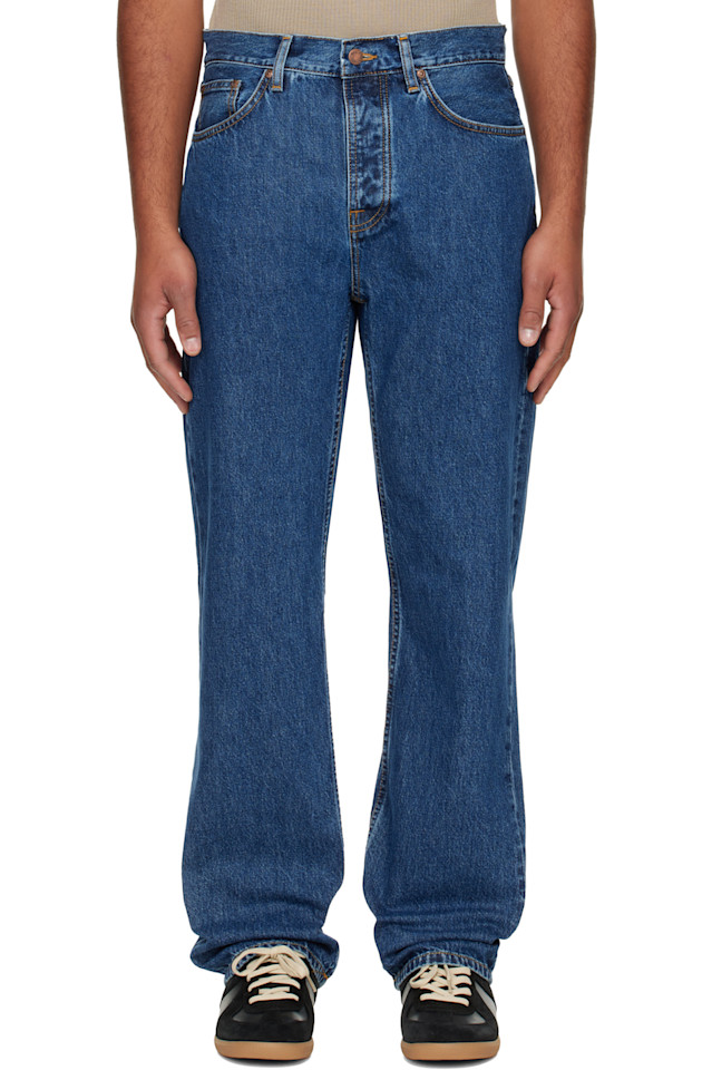 

Nudie Jeans Темно-Синие джинсы Tuff Tony