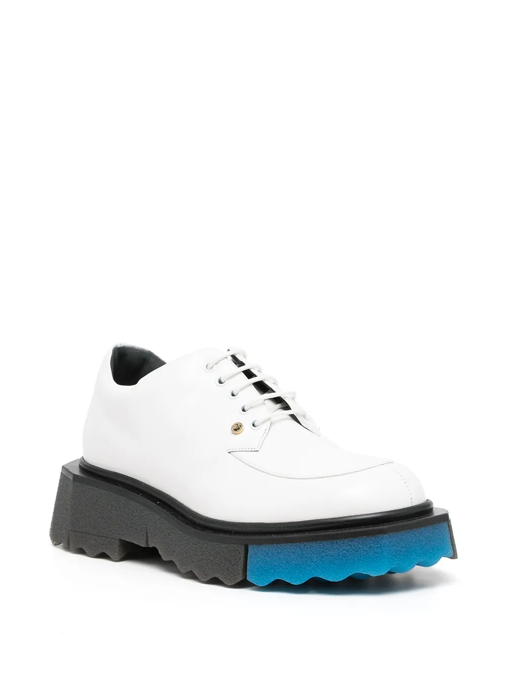 Массивные туфли на шнуровке OFF-WHITE, белый — фото 2