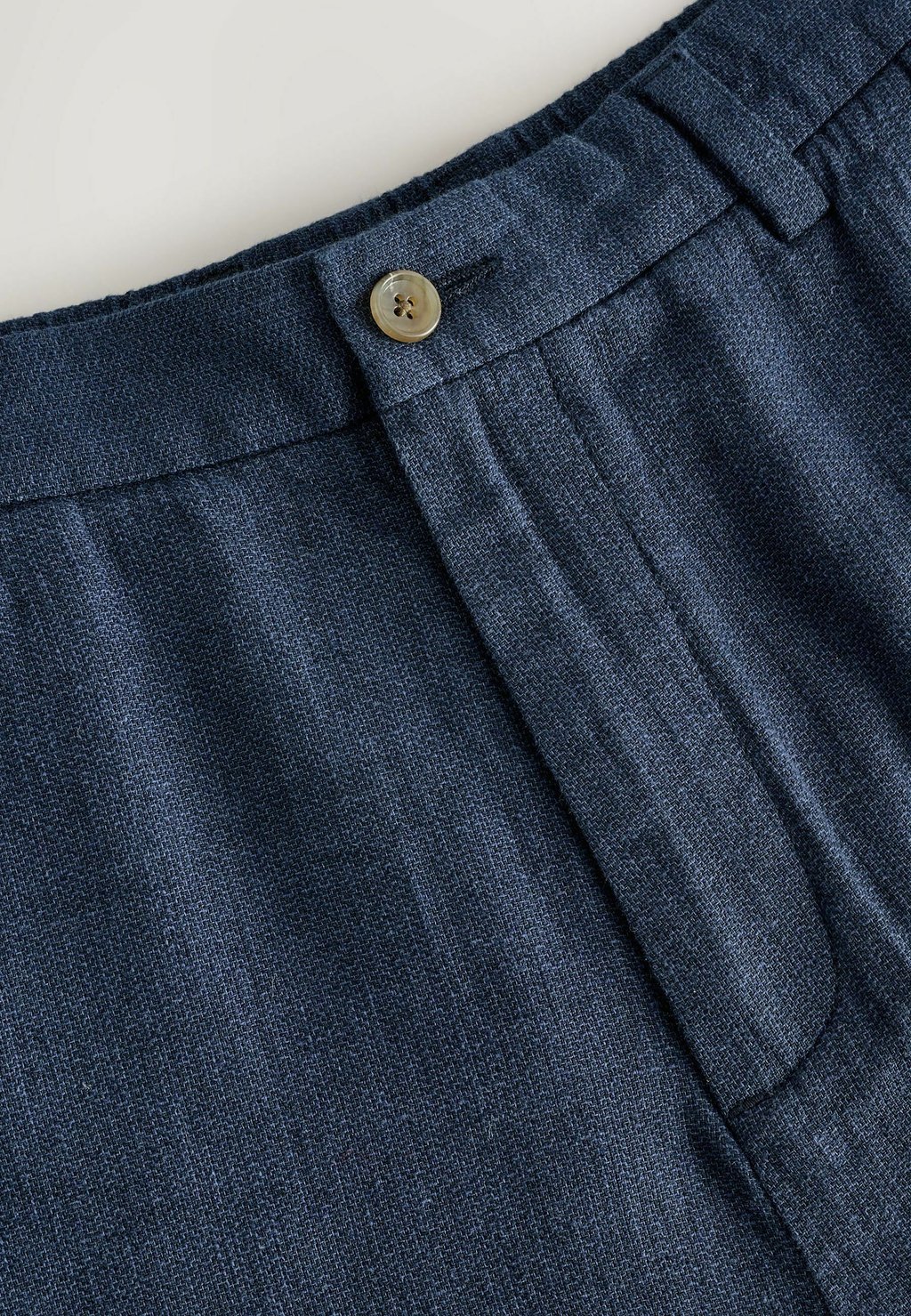 Брюки REGULAR FIT TEXTURED Next, синий — фото 2
