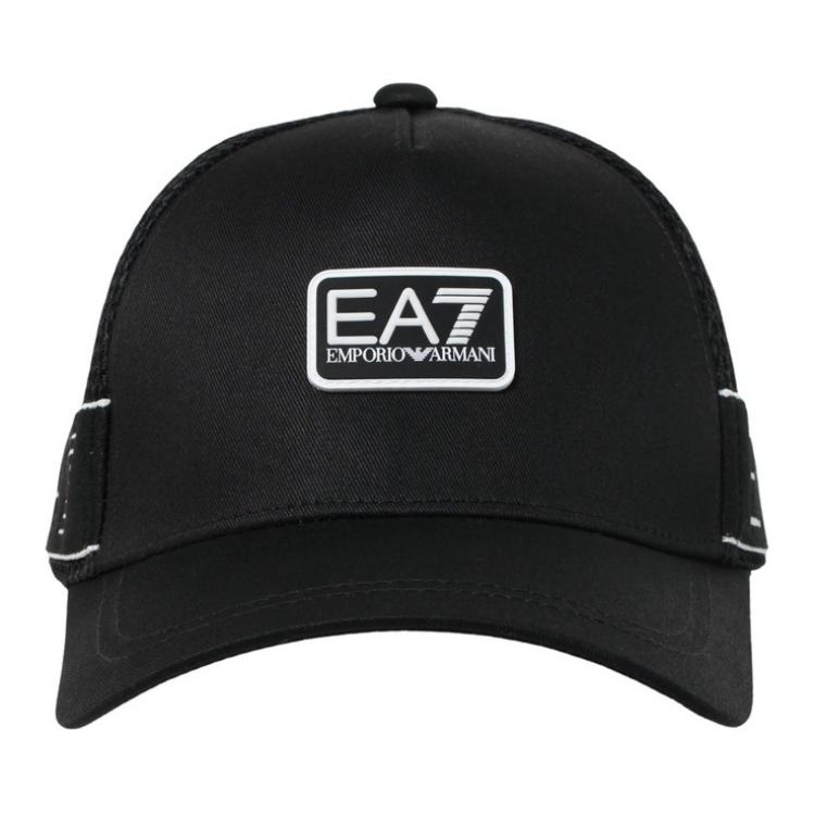 

Бейсболка мужская черная ARMANI EXCHANGE из полиэстера и хлопка