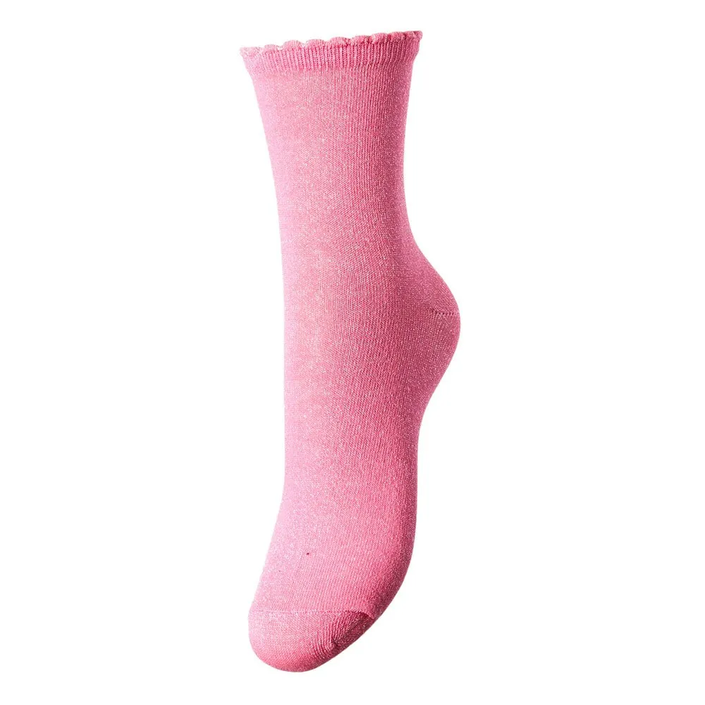 

Носки Pieces Sebby Glitter Long long, розовый