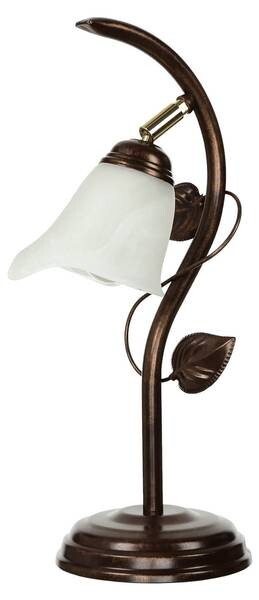 

Настольная лампа Licht-Erlebnisse LOELLA цвет shabby braun antik/weiß